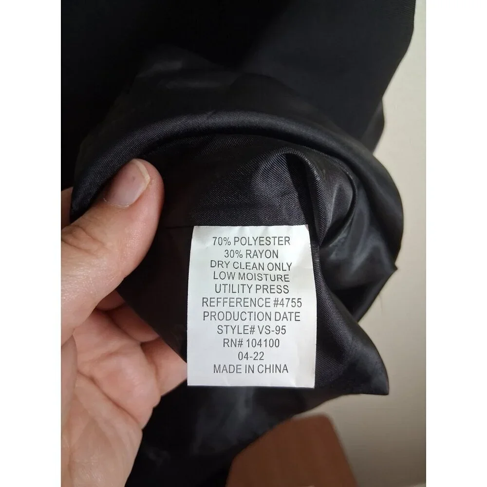 NWT Gioberti Vest Business Formal Black Men's Size XXL